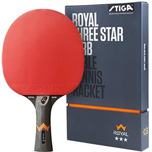 Stiga 3 Stelle Royal, Racchetta da Tennis Tavolo Unisex-Adult, Red/Black, One Size