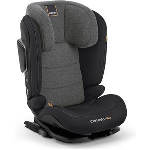 Inglesina Seggiolino Auto Cartesio i-Size Vulcan Black - Adatto per Bambini da 100 a 150 cm con Isofix e Reclinabile
