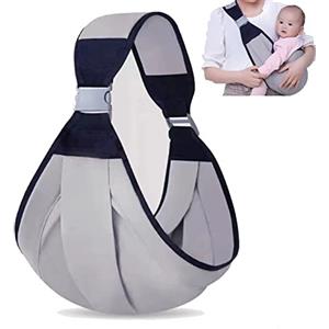 sitengjun Fascia Porta Bebe, Marsupio Neonato 0-36 Mesi, zaino Porta Bambino Traspirante,Fascia Neonato Porta Multiuso, Marsupio per Neonati Adjustable