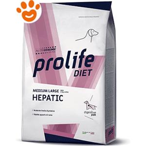Prolife Diet Hepatic 2 Kg - Alimento Secco per Cani Medium e Large con Supporto Epatico