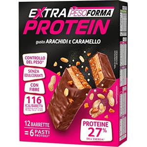Pesoforma Extra Protein Barrette Proteiche al Gusto Cioccolato Bianco e Nero, 372g