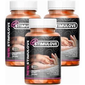 Hyper New Stimulove 3x75 CPR - Integratore con Maca Peruviana, Citrullina, Tribulus, Arginina, Vitamina E, Ginseng e Zinco - Energizzante che Migliora Virilità, Vigore e Testosterone Uomo