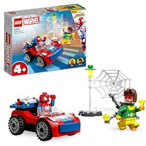 LEGO Marvel L'Auto di Spider-Man e Doc Ock, Giocattolo di Spidey e i Suoi Fantastici Amici, Giochi per Bambini dai 4 Anni con Mattoncini Fosforescenti 10789