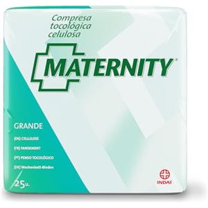 Indasec Maternity Assorbenti di Cellulosa Anatomici, 25 pezzi