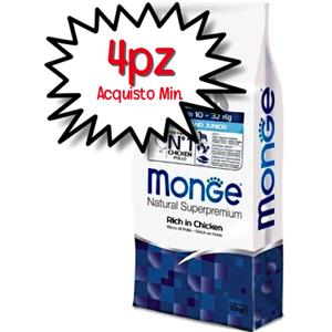 Monge Superpremium Medium Puppy & Junior - Alimento Secco Completo per Cuccioli di Taglia Media con Pollo e Riso - 12 kg