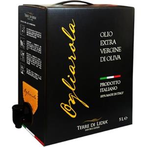 TERRE DI LIDIA SAPORI E SAPERI DI PUGLIA Terre di Lidia - Olio di Oliva Extravergine Evo Ogliarola Morò - Nuovo Raccolto 2023/2024 - Prodotto Italiano 100% - Estratto a Freddo (Delicato, 1 x 5 Litri)