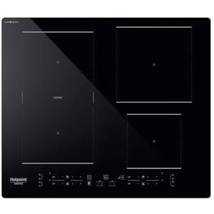 HOTPOINT ARISTON HB 4860C CPNE - Piano Cottura Induzione 4 Fuochi, Piastra Induzione Antigraffio con 9 Livelli Potenza, Funzioni Predefinite per Cottura Automatica, Timer, Spie Sicurezza, 59Lx5,4Hx51P