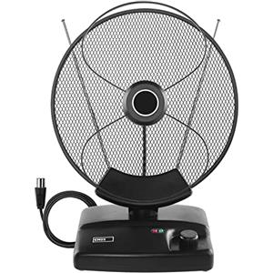 EMOS Antenna interna di design J0705, antenna digitale attiva per la ricezione di DVB-T, DVB-T2, DAB, con filtro LTE/5G integrato e amplificatore
