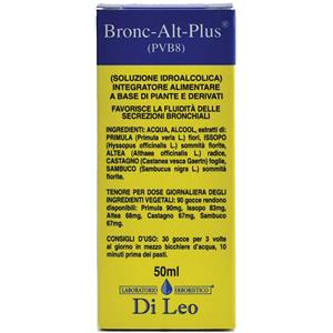 LABORATORIO ERBORISTICO DI LEO BRONC-ALT-PLUS COMPOSTO PVB 8 50 ML