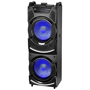 Trevi XFest XF 4500 DJ Altoparlante Amplificato 500W, Cassa Wireless Portatile, Microfono Dinamico per Karaoke, 2 USB/AUX IN, Jack 3.5mm, Funzione TWS, Jack 6.3mm per ingresso Guitar e Microfono