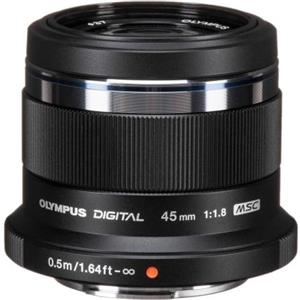 Olympus M.Zuiko Digital 45mm f/1.8 Nero - Obiettivo Tele per Micro Quattro Terzi con Messa a Fuoco Automatica