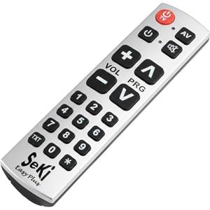 SeKi - Telecomando universale programmabile Easy Plus, colore: Argento/Nero