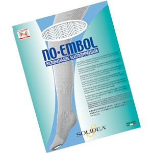 SOLIDEA No Embol 150 Calze a Compressione Graduata Colore Camel Taglia M
