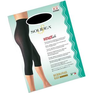 Solidea by Calzificio Pinelli Wendy Tutore Midi Nero 1 - Elastico Brevettato, Compressivo e Micromassaggiante per Post-Liposuzione