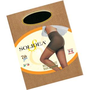 SOLIDEA Magic 70 Collant Anticellulite Nero 5XXL - 70 denari, morbidi e confortevoli, con corpino brevettato