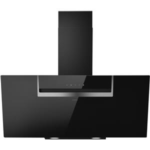 Elica PRONTA CONSEGNA - Elica Cappa a parete SHEEN-S BL/A/90 PRF0166929 finitura vetro nero da 90 cm