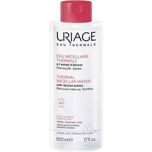 Uriage Acqua Micellare Termale 500ml - Detergente Delicato per Pelli Sensibili con Estratto di Albicocca