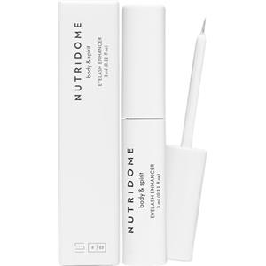 NUTRIDOME Eyelash Enhancer Siero per Ciglia, Potenziatore, per Ciglia Forti, Lunghe e Spesse, Trattamento per una Rapida Crescita delle Ciglia, Composizione Naturale, 3 ml