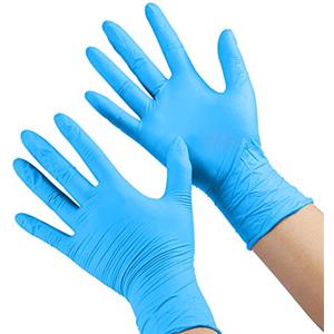 FRFJY Guanti monouso da 100 pezzi per bambini, guanti in nitrile per 4-12 anni - Senza lattice, per uso alimentare, senza polvere - per lavorazione, pittura, giardinaggio, cucina, pulizia