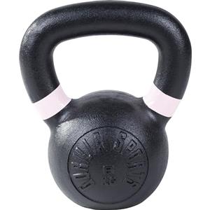 Gorilla Sports® Kettlebell - 4kg, 8kg, 12kg, 16kg, 20kg, 24kg, 28kg, 32kg, in Ghisa, Nero - Sfera Manubrio, Pesi con Maniglia, Allenamento di Forza, Fitness, Palestra, Potenziamento Muscolare