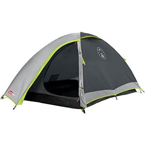 Coleman Darwin Cupola 3 Persone, Campeggio ed Escursioni, 100% Impermeabile, Telo per Pavimento Cucito, Tenda da Trekking Igloo compatta e Leggera, Montaggio rapido Unisex Adulto, Grigio, One Size