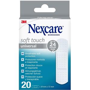 Nexcare Cerotto Soft 19x72 mm - 20 Pezzi, Ipoallergenico e Conformabile