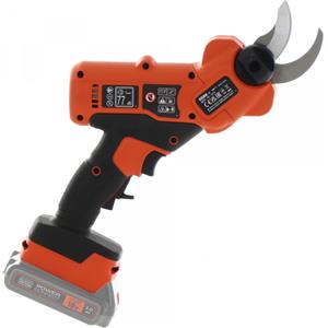 Black & Decker BCPP18D1-QW - Forbice Elettrica da Potatura 18V, Leggera ed Ergonomica, Lama Robusta con Capacità di Taglio 25mm, Cambio Lama Senza Utensili