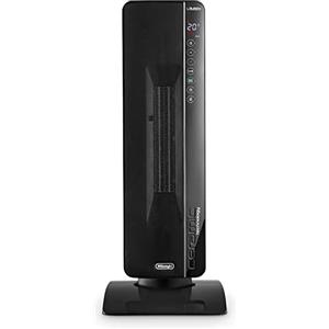 De'Longhi TCH8993ER.BC Termoventilatore a Torre Ceramico Silenzioso con 3 Livelli di Potenza, TIMER 24H e Funzione Eco-Plus