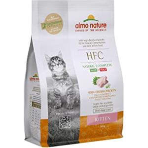 almo nature HFC Kitten, Crocchette per Gattini - Pollo Fresco - Sacco da 300 g