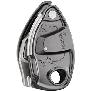 PETZL - Assicuratore GRIGRI + - Unisex, Grigio, Taglia Unica