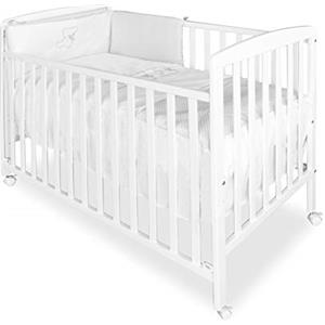 Asalvo 12371 - Culla di legno, 120 x 60 cm, Colore Bianco