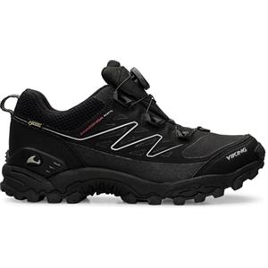 Viking Anaconda 4x4 GTX BOA, Scarpe da Arrampicata Basse, Unisex - Adulto, Nero (Black/Orange), 36 EU
