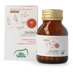 Alta Natura Zenzero Terranata - Integratore Alimentare in 60 Capsule per Digestione e Circolazione