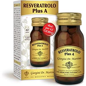 Dr Giorgini RESVERATROLO Plus A pastiglie - 50 g (dosi per 2 mesi - 500 mg di resveratrolo in 2 pastiglie)