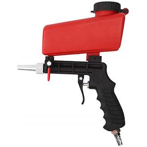 Fafeicy Sabbiatrice, mini sabbiatrice pneumatica portatile portatile in alluminio, per lucidatura a spruzzo, sbavature, Lacca