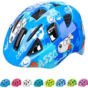 meteor Casco Bici ideale per bambini Caschi Downhill Enduro Ciclismo MTB Scooter Helmet Ideale per Tutte Le Forme di attività in Bicicletta Helmo