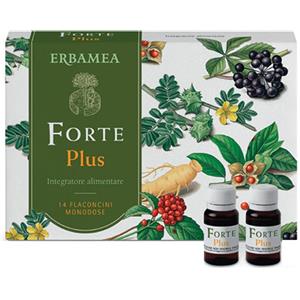 ERBAMEA Srl Forte Plus - Fluido tonico utile in caso di stanchezza fisica e mentale 14x10 ml