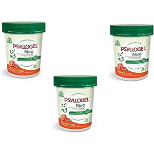 Psyllogel Offerta 3X Psyllogel Fibra - Integratore di Psyllium in Polvere Gusto Arance Rosse - 510g