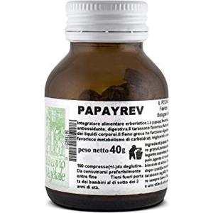 Il Regno Vegetale PAPAYREV 100 compresse Integratore con PAPAYA FERMENTATA Estratto Secco Prodotto Italiano Made In Italy