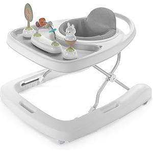 Ingenuity Step & Sprout 3-in-1 pieghevole girello con giocattoli rimovibili per bambini dai 6 mesi in su, First Forest