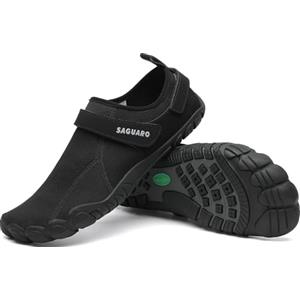 SAGUARO Scarpe da Scoglio Uomo Scarpette da Scoglio Donna Scarpe Mare Antiscivolo Scarpette Mare Scarpe Acqua Asciugatura Rapida Scarpe per Spiaggia Immersione Surf Nero Uvetta Gr.41 EU
