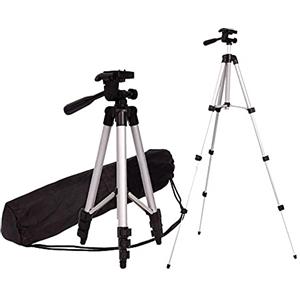 Rebeca Shop Cavalletto 102cm Universale Videocamera Treppiede Compatibile con Fotocamera Digitale 3110