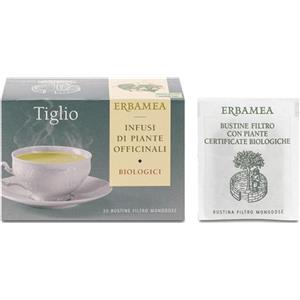 ERBAMEA Srl Tiglio - Infuso per Drenaggio Liquidi - 20 Bustine