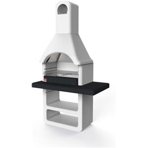 Sarom Barbecue A Legna In Muratura Per Esterni Con Cappa 114x64x212 Maribor New Sarom