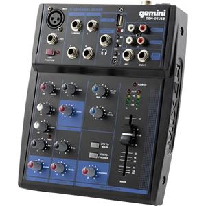 Gemini GEM-05USB Mixer Audio 5 Canali con Bluetooth e Riproduzione USB