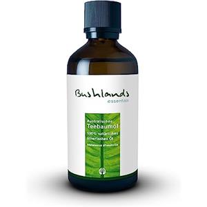 Bushlands essentials Tea Tree Oil Olio essenziale dell'albero del tè, 100% Puro, naturale, olio dell'albero del tè australiano 100 ml (3,38oz)