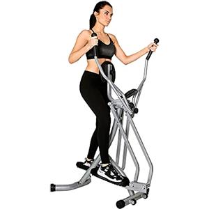 Christopeit Sport Crosstrainer Walker Argento - ellittico pieghevole - fino a 100 kg di peso corporeo - display LCD