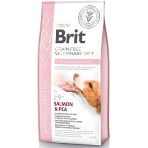 Brit Veterinary Diet - Crocchette Ipoallergeniche per Cani con Salmone e Piselli, 12 Kg