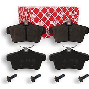 Febi Bilstein Kit Pastiglie Freno 16833 - Set di 4 Pastiglie Disco Posteriori, Altezza 55,9 mm, Larghezza 103,8 mm, Senza Contatto Usura