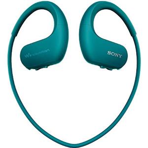 Sony NW-WS413 - Lettore musicale Walkman sportivo All in One 4GB, Impermeabile all'acqua salata, Resistente a polvere e sabbia, Funzionante tra -5°C e +45°C, Bluetooth, Blu
